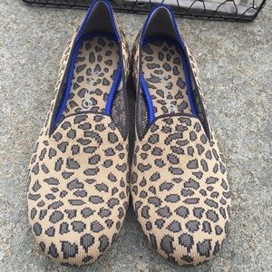 Rothy’s Leopard Loafers Size 9